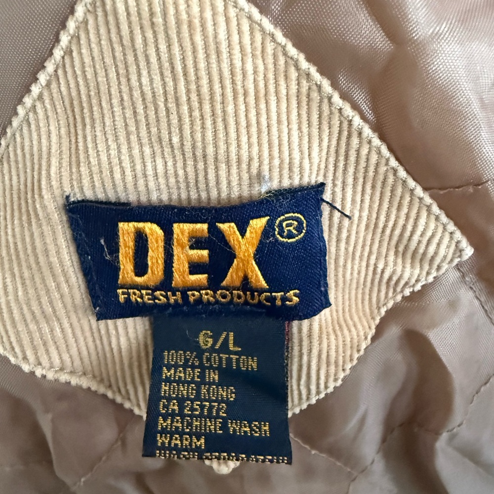 Dex Vintage Corduroy Sherpa-Trim Jacket | 90s Fall Jacket Y2K - Picture 6 of 6